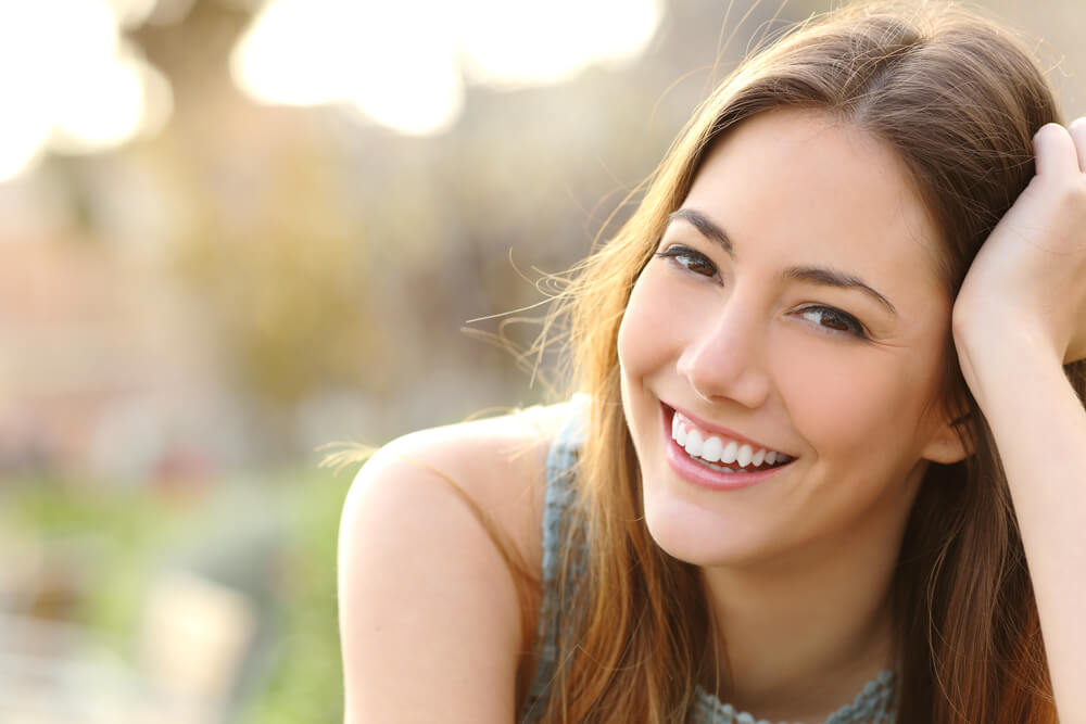 happy young woman