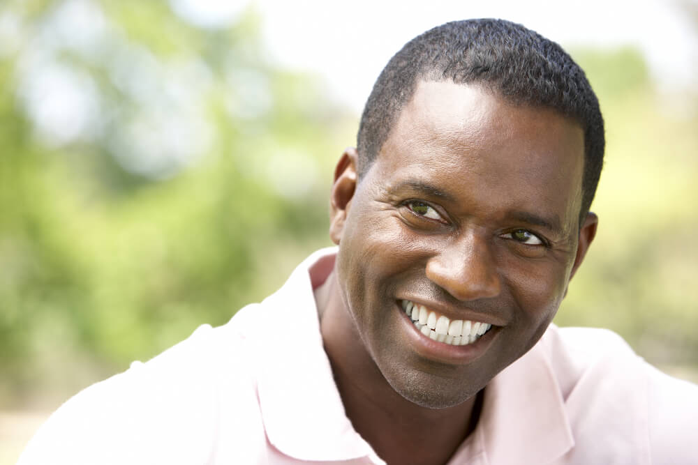 middle-aged man smiling